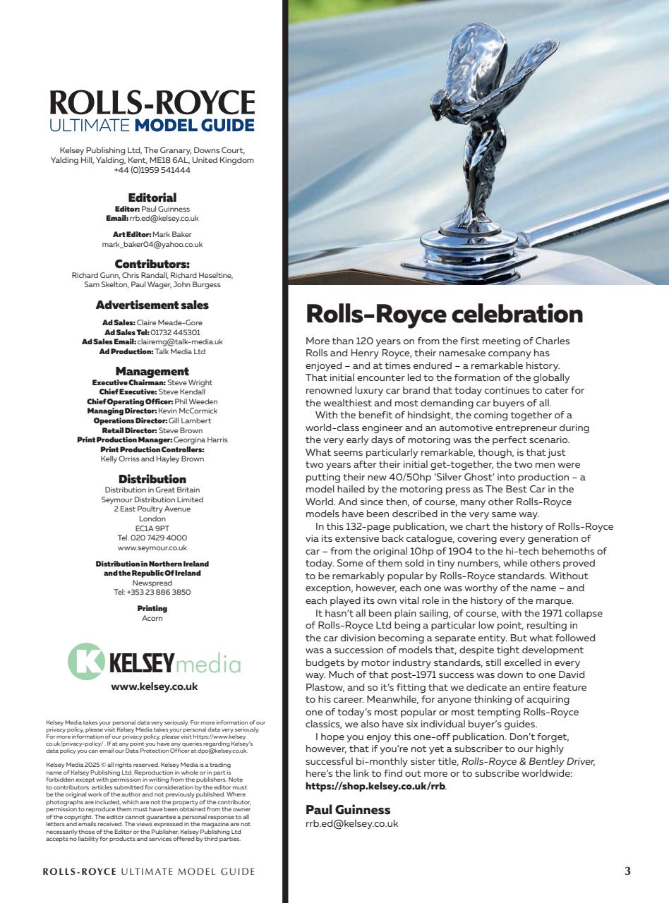 Rolls-Royce & Bentley Driver Preview Pages