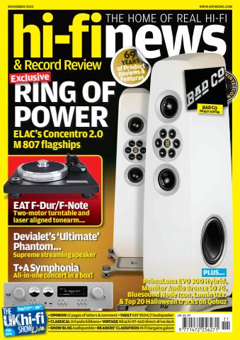 Hi-Fi News issue November 2025