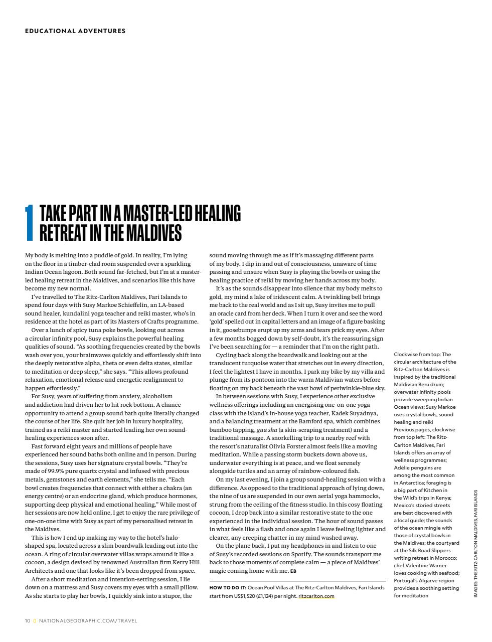 National Geographic Traveller UK Preview Pages