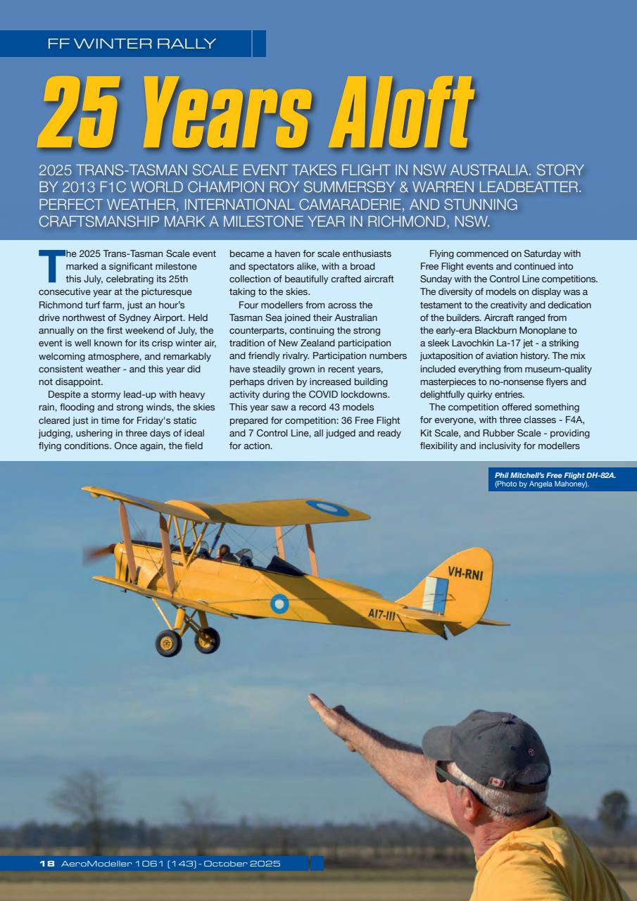 AeroModeller Preview Pages