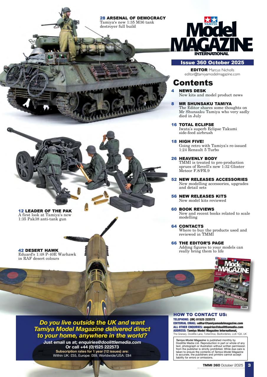 Tamiya Model Magazine Preview Pages