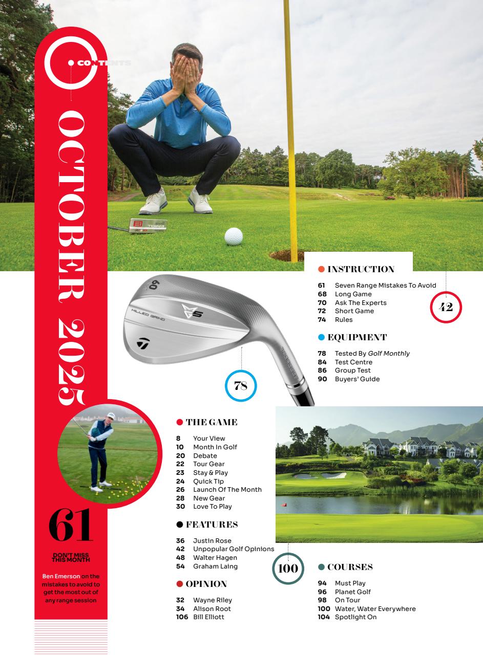 Golf Monthly Preview Pages