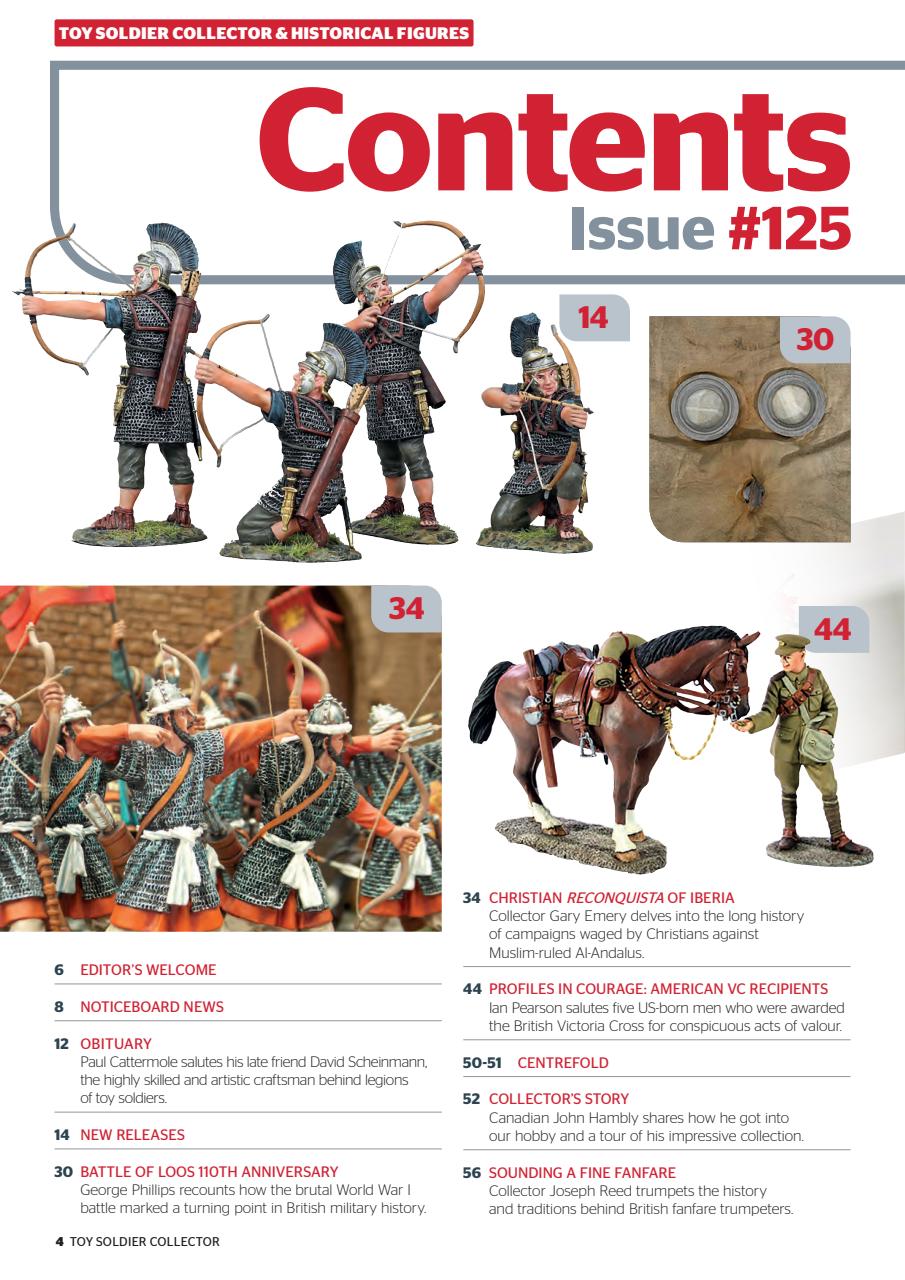 Toy Soldier Collector and Historical Figures Preview Pages