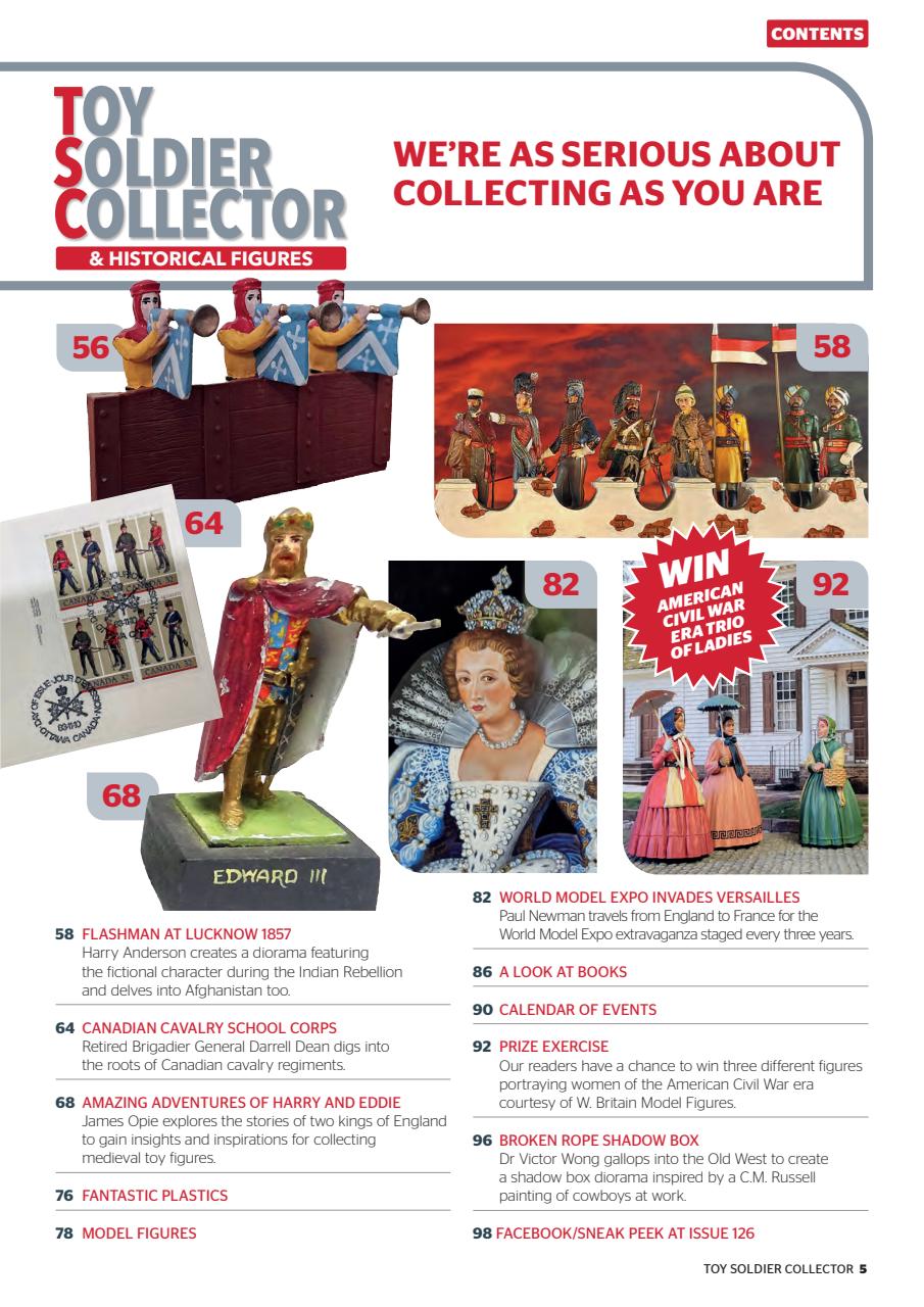 Toy Soldier Collector and Historical Figures Preview Pages
