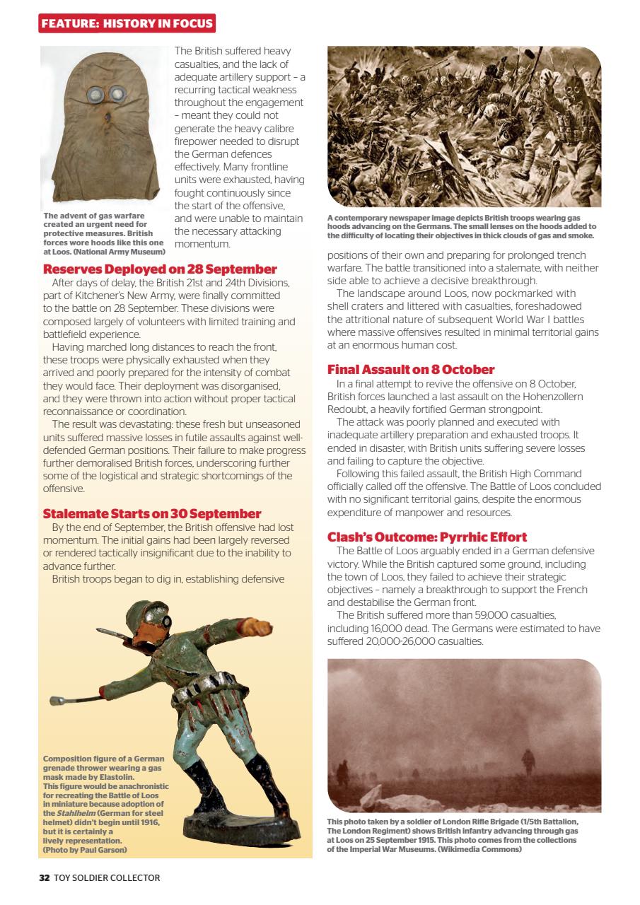 Toy Soldier Collector and Historical Figures Preview Pages