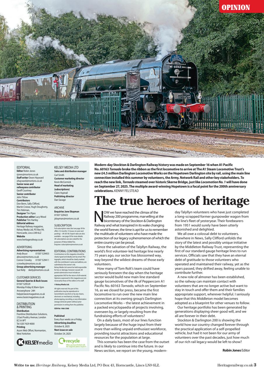 Heritage Railway Preview Pages