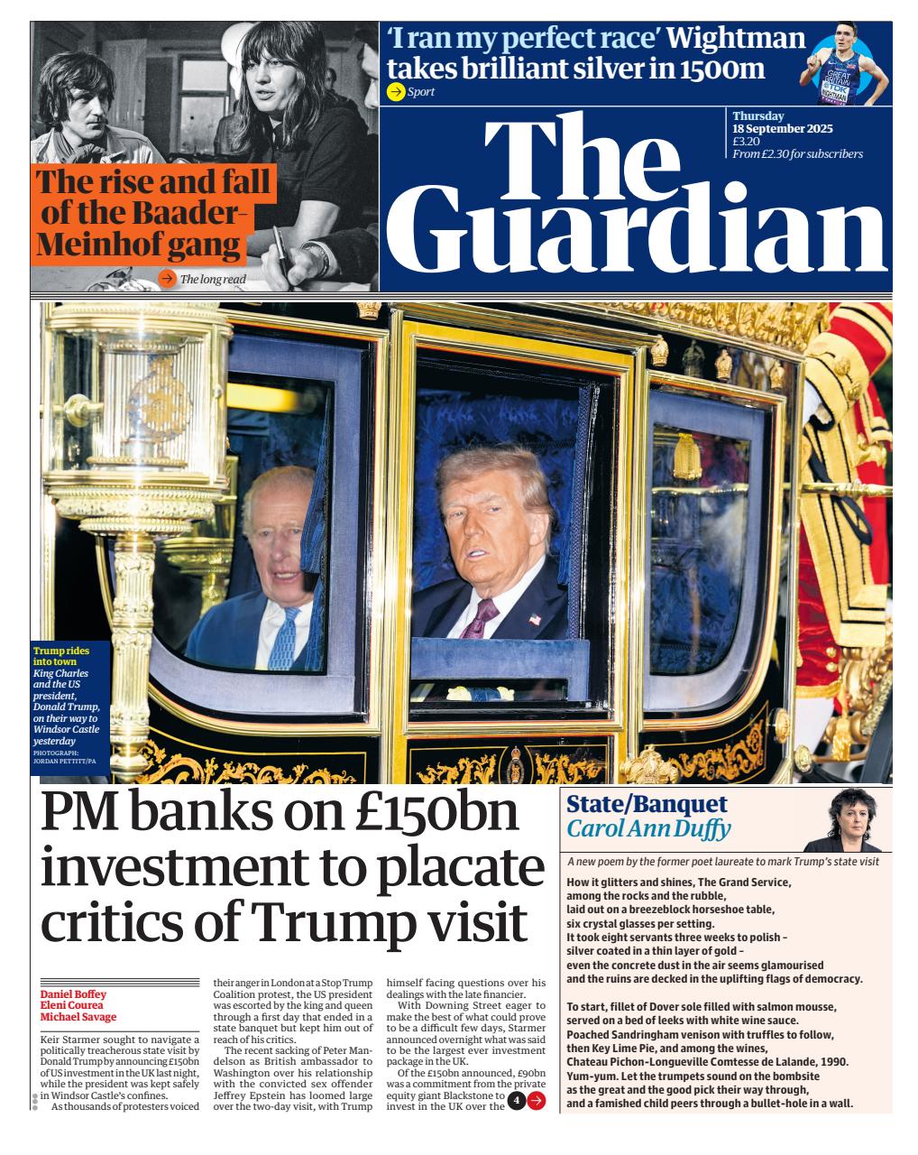 The Guardian Newspaper Preview Pages