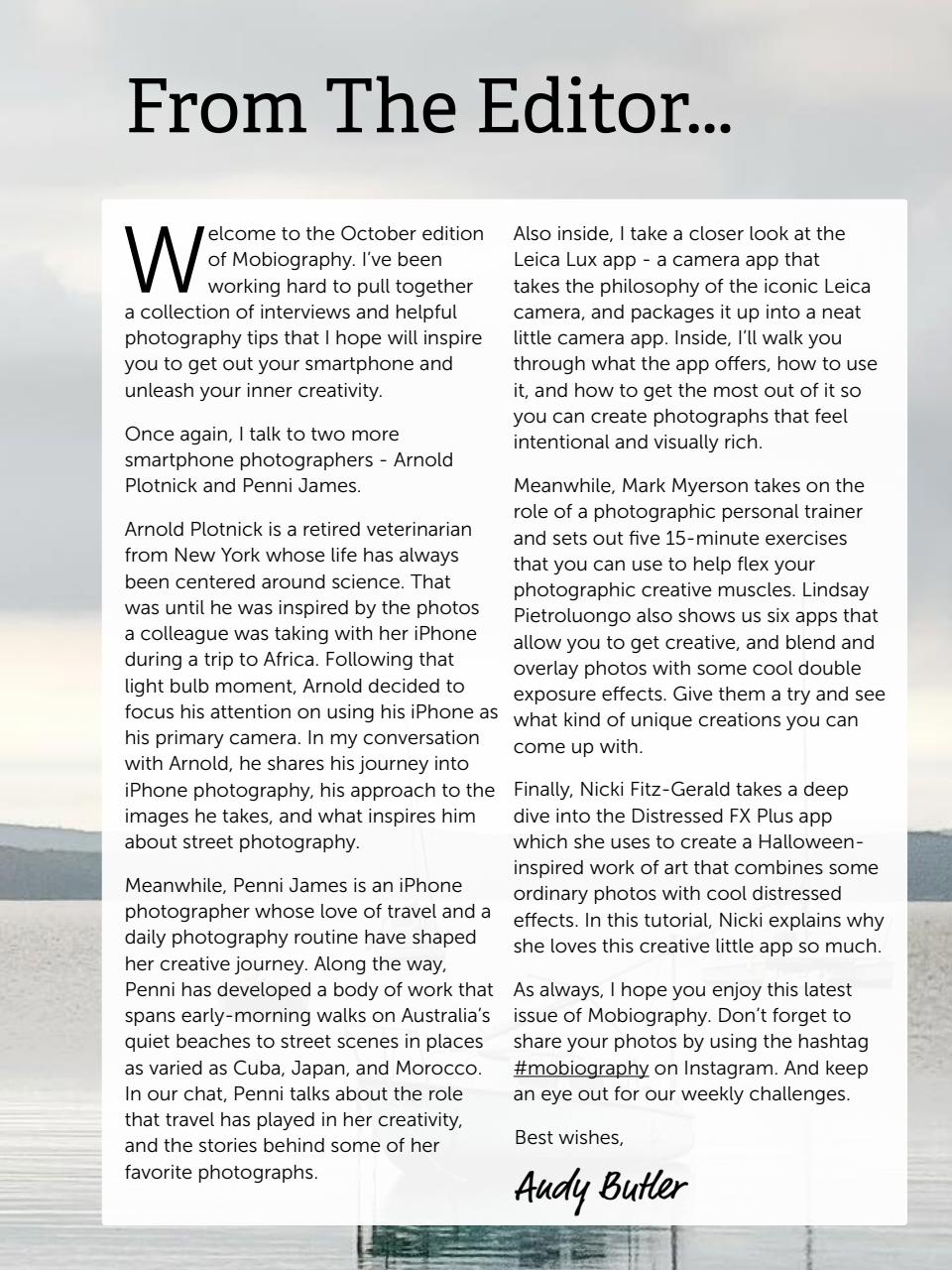 Mobiography Preview Pages