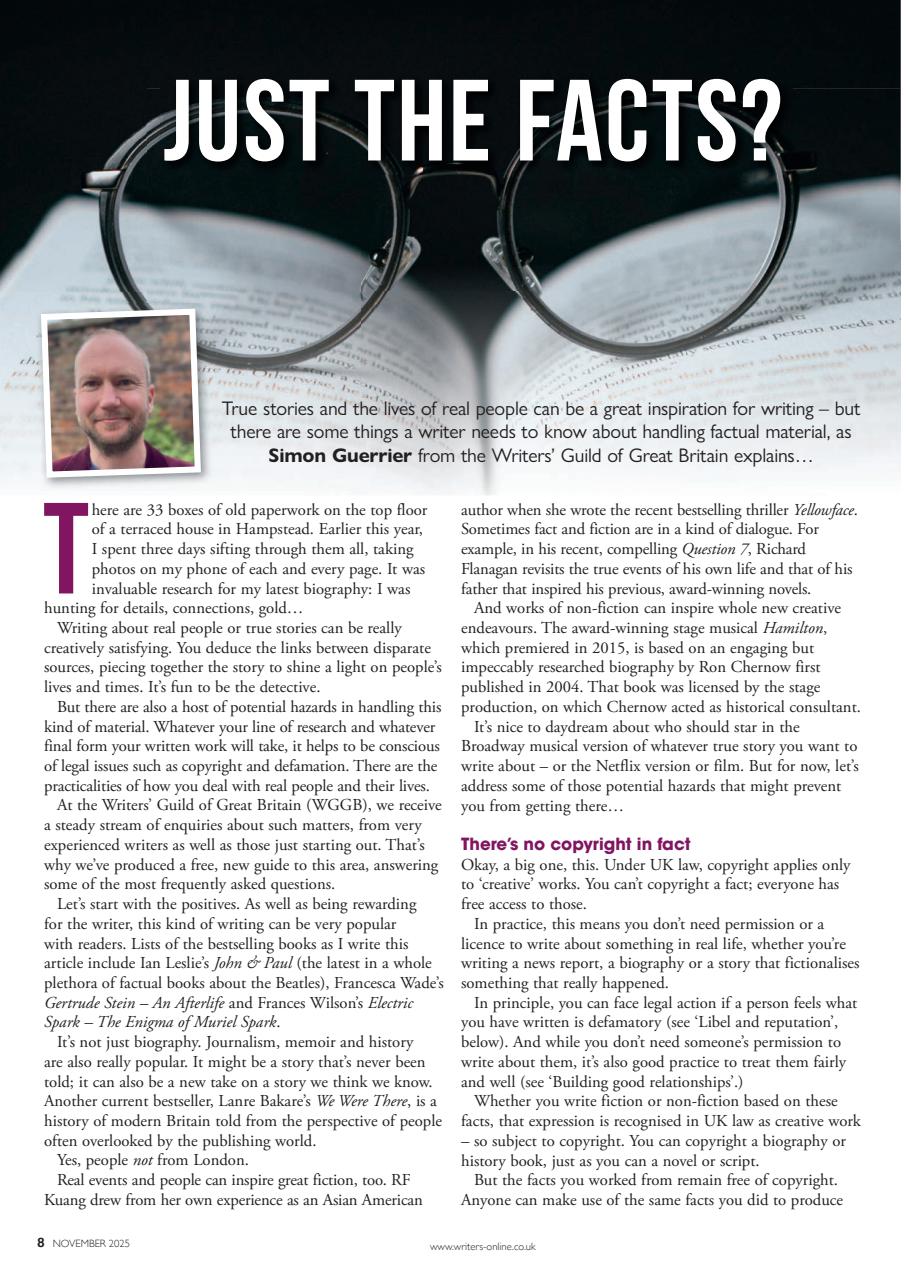 Writing Magazine Preview Pages