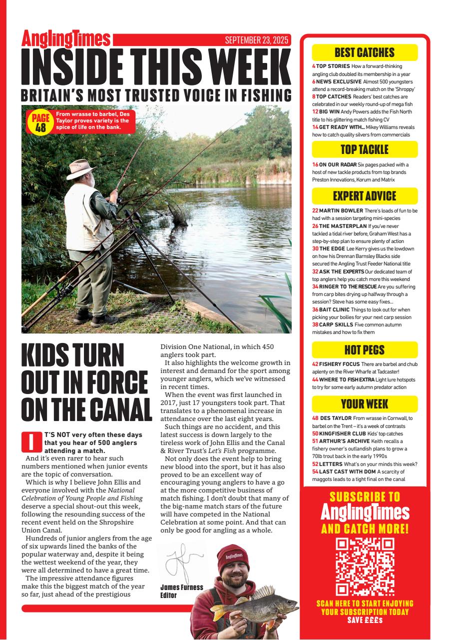 Angling Times Preview Pages