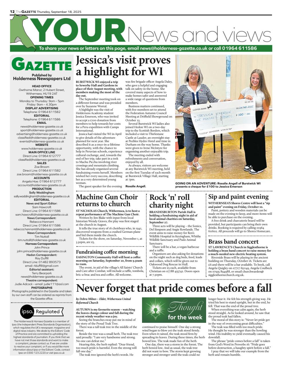 The Holderness & Hornsea Gazette Preview Pages