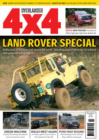 Overlander 4X4 issue November 2025