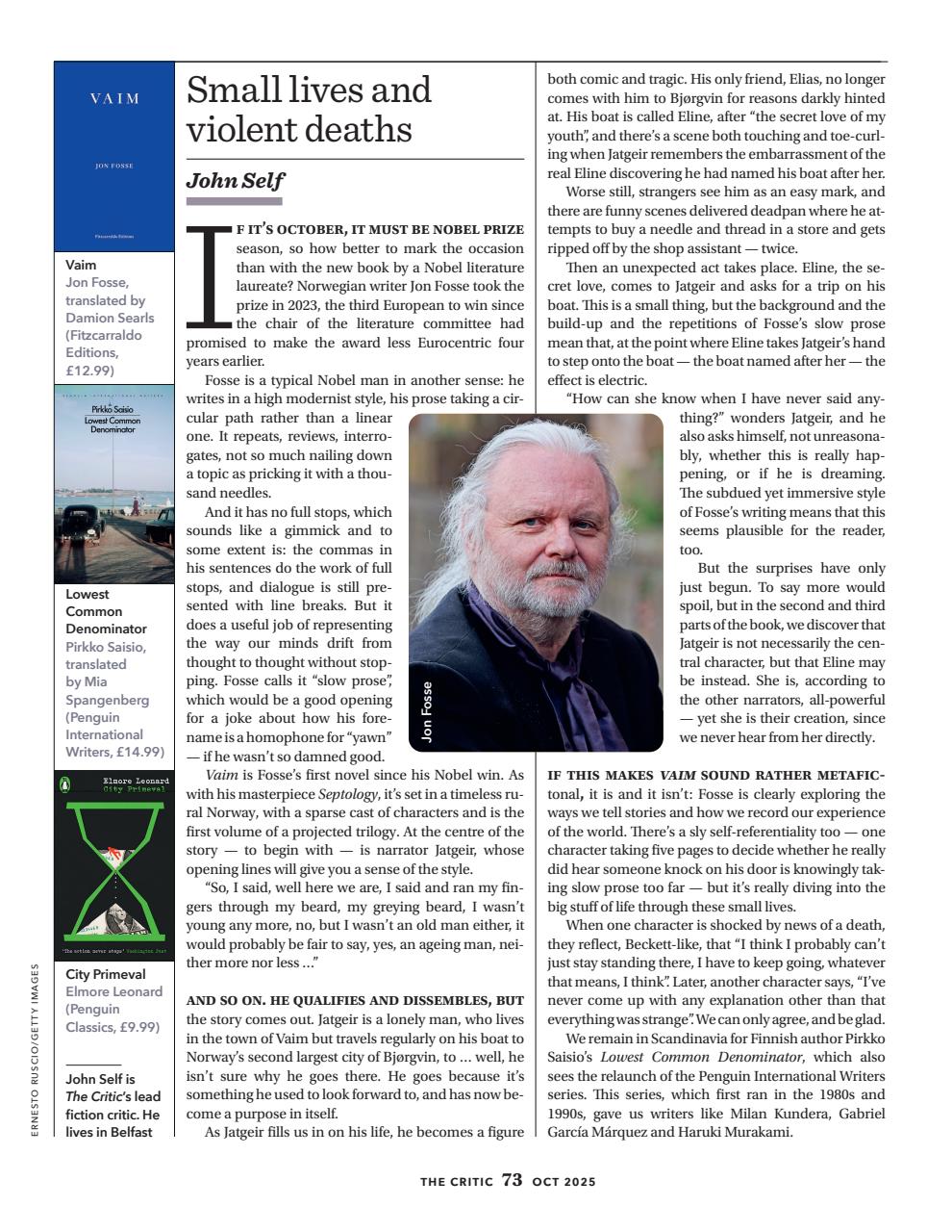 The Critic Preview Pages