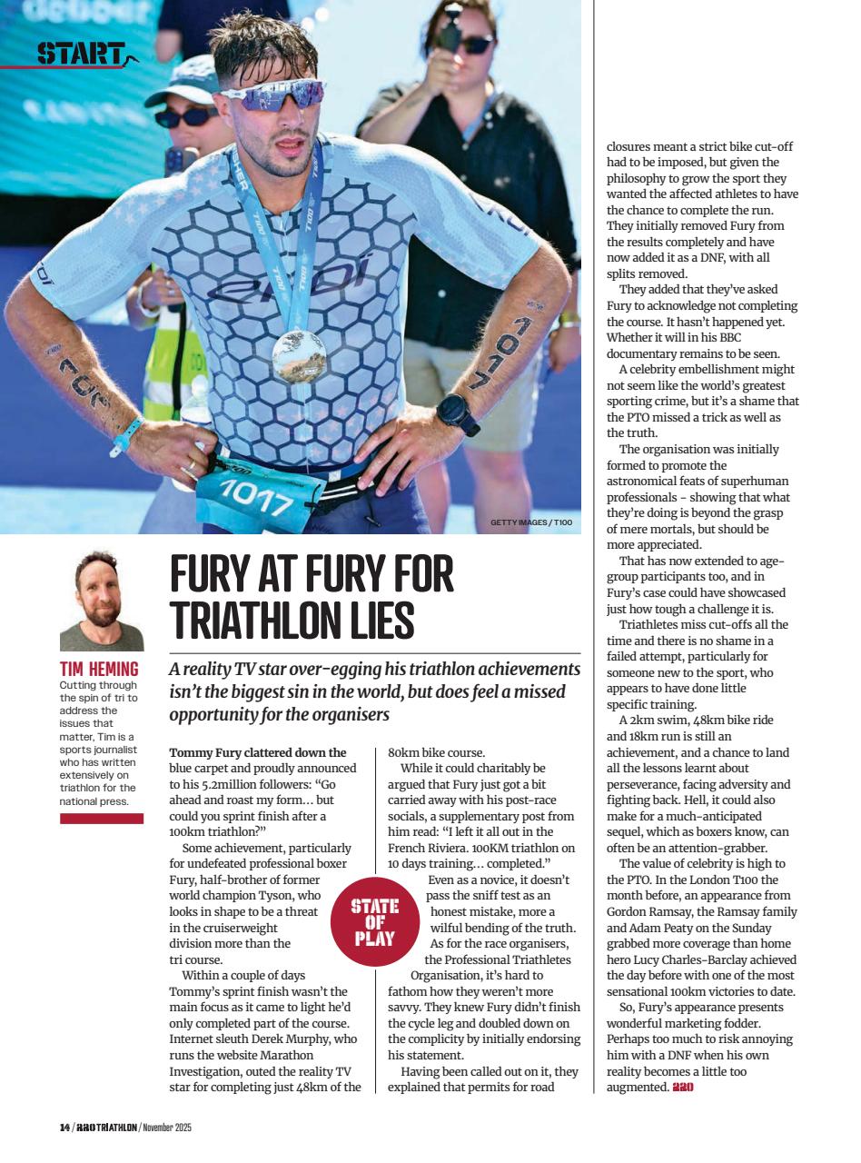 220 Triathlon Magazine Preview Pages