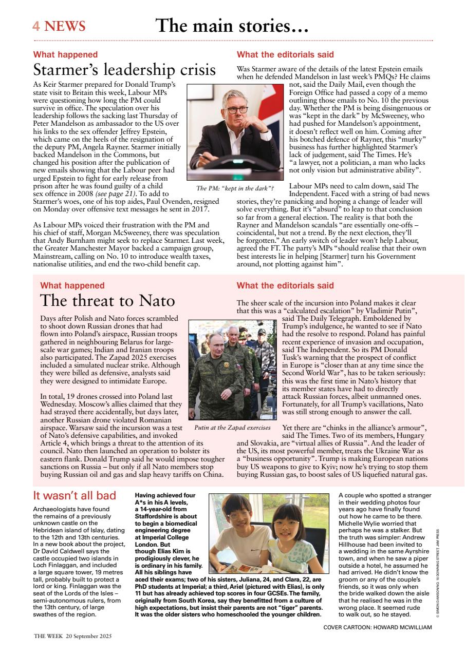 The Week Preview Pages