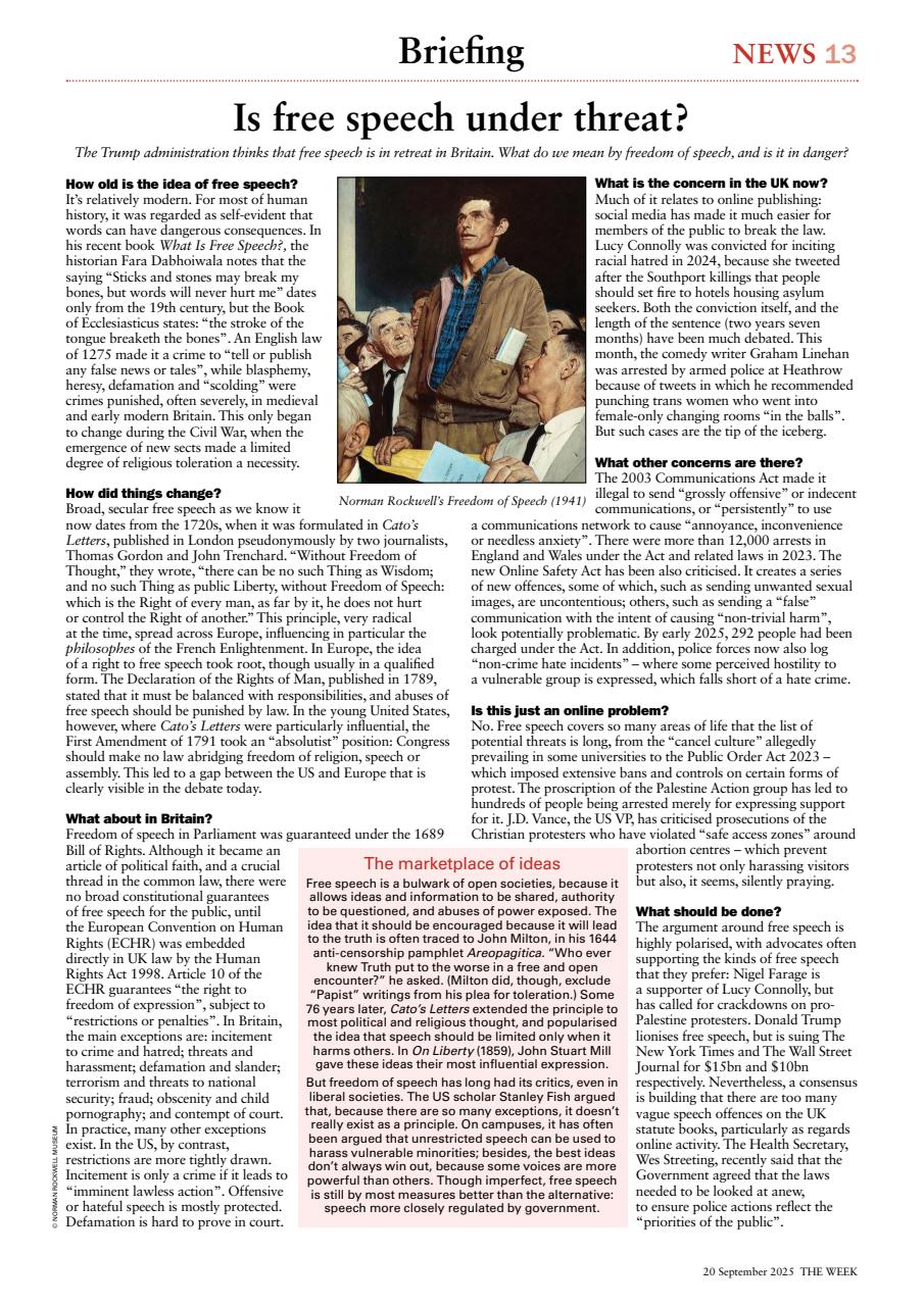 The Week Preview Pages