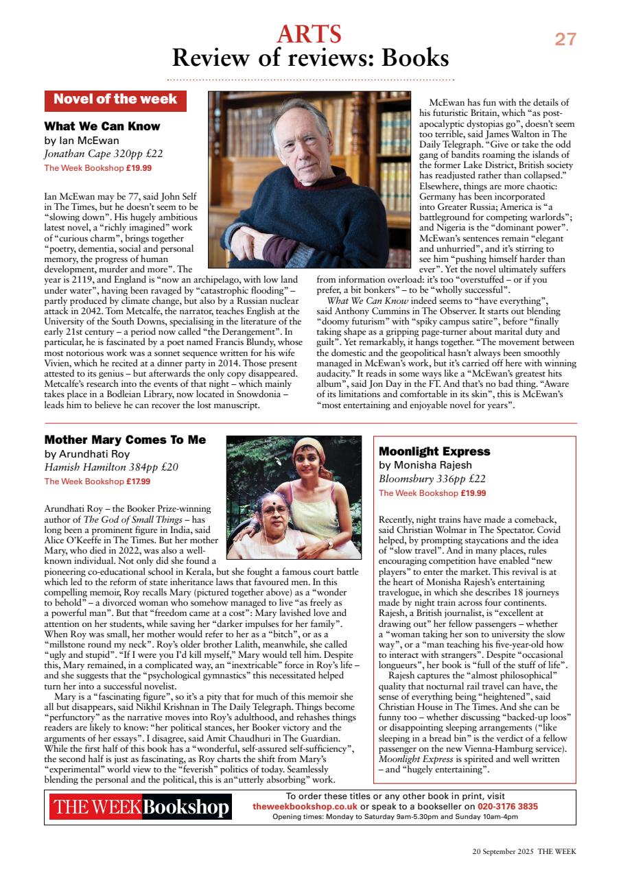 The Week Preview Pages