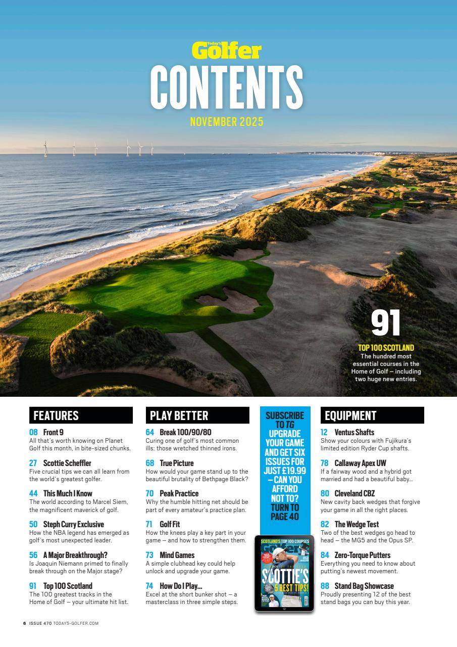 Today's Golfer Preview Pages