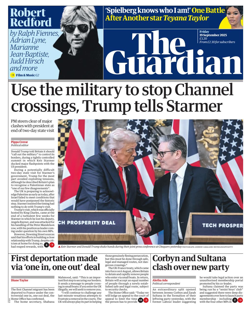 The Guardian Newspaper Preview Pages