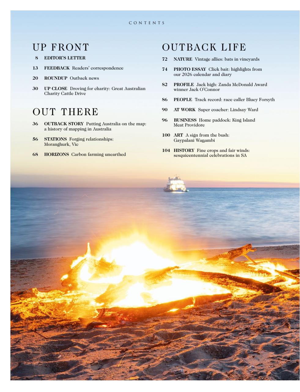 OUTBACK Magazine Preview Pages