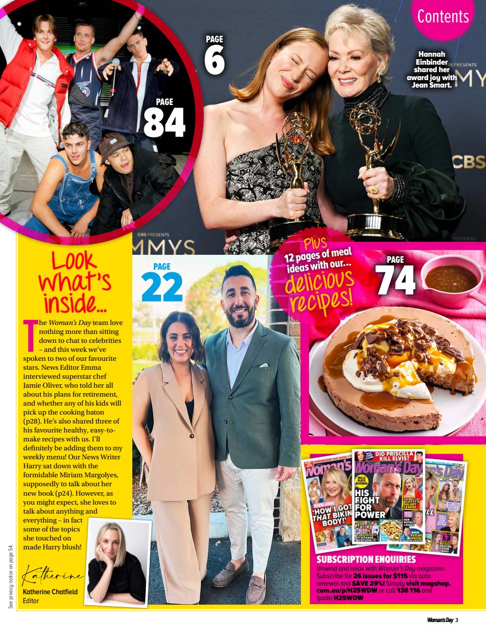 Woman's Day Australia Preview Pages