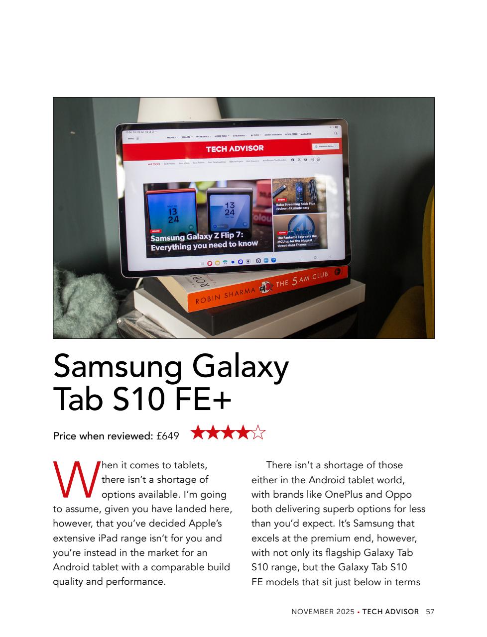 Tech Advisor Preview Pages