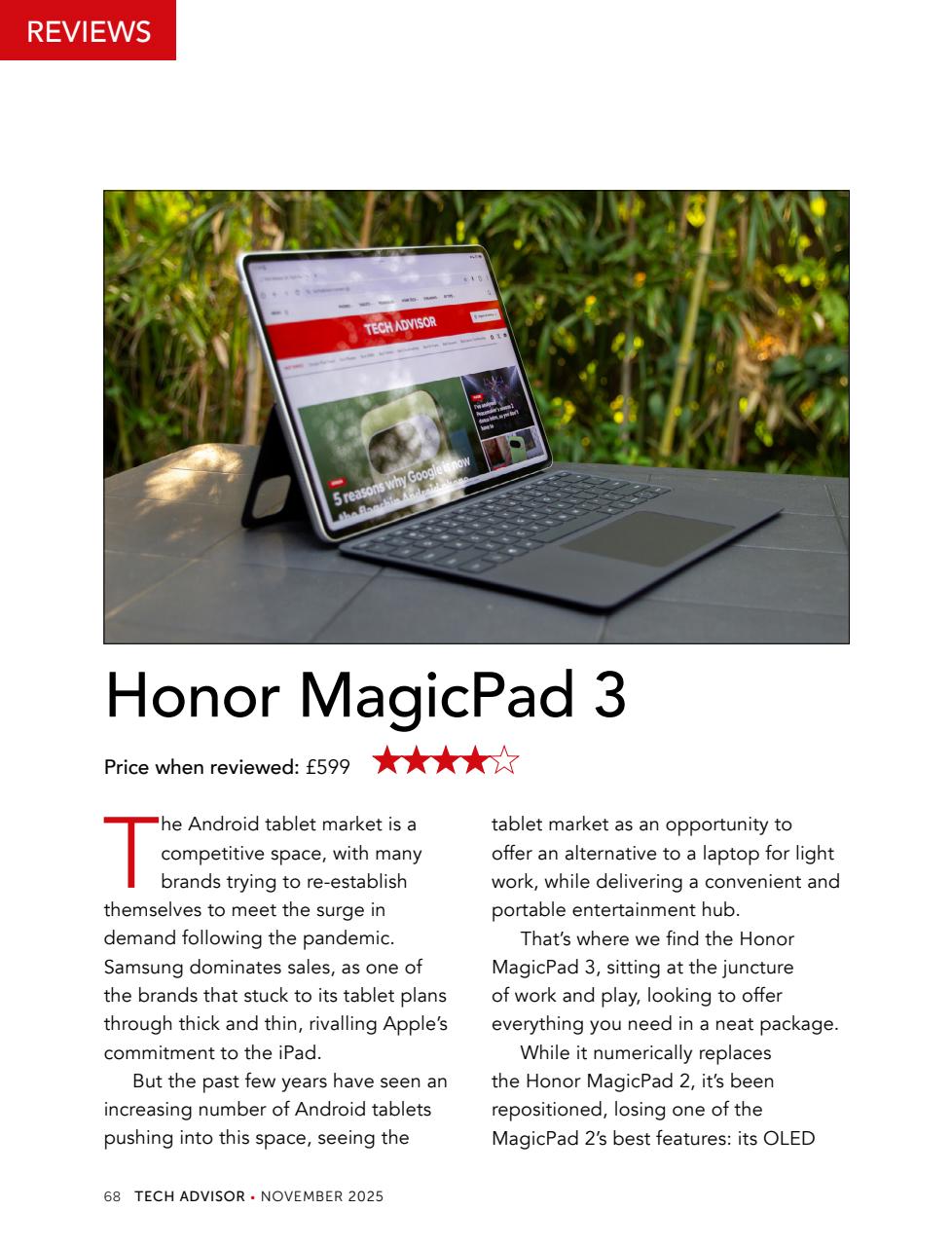 Tech Advisor Preview Pages