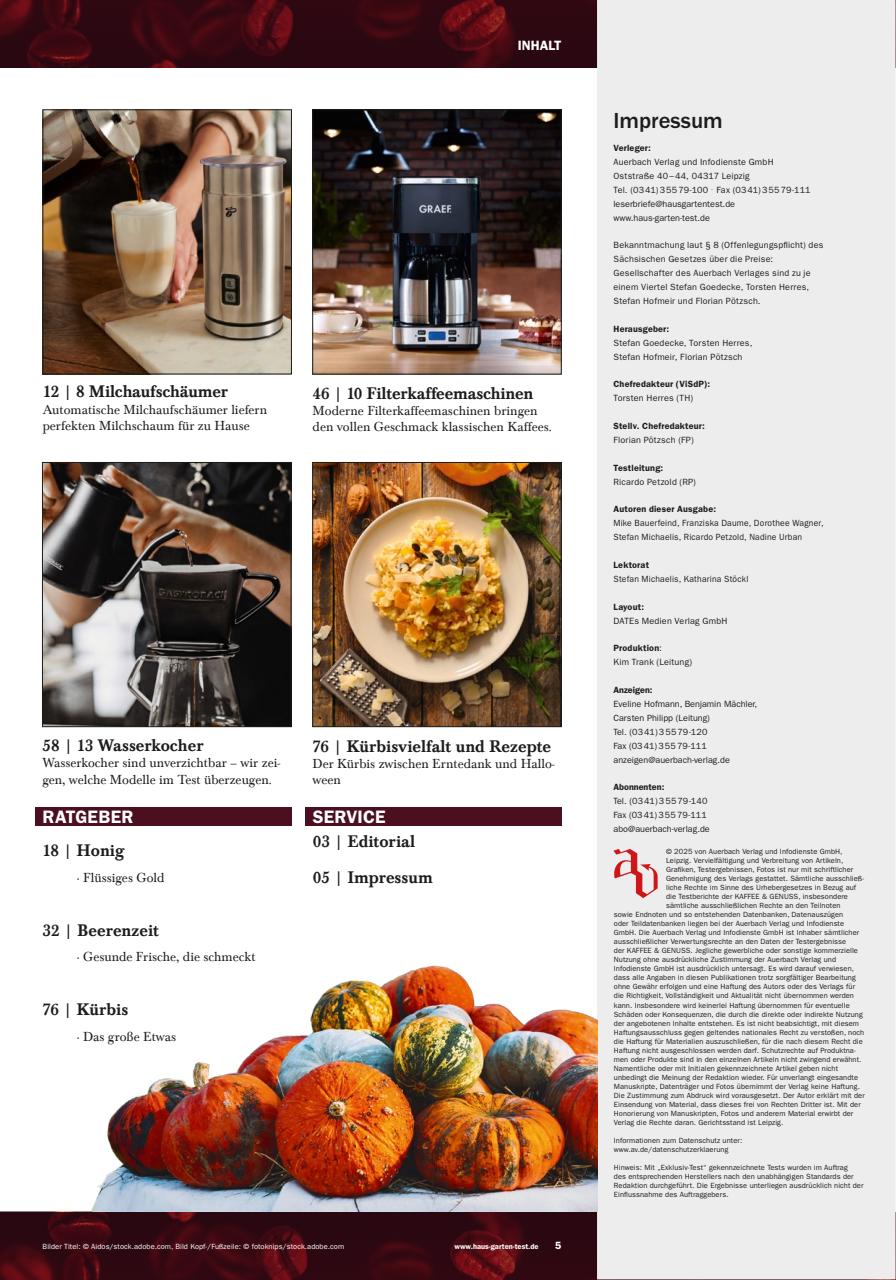 Kaffee & Genuss Preview Pages