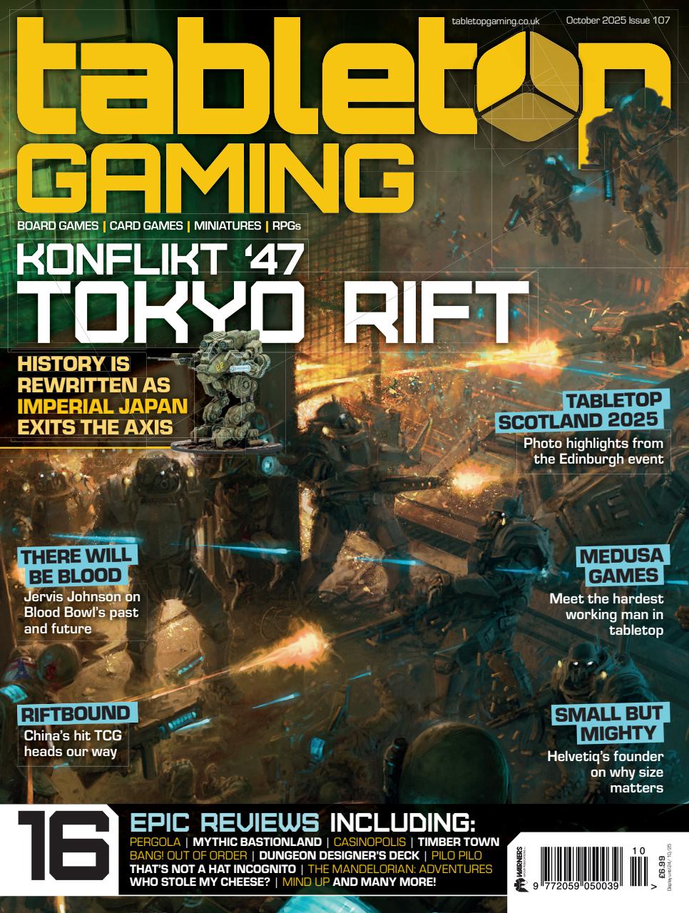 Tabletop Gaming Preview Pages