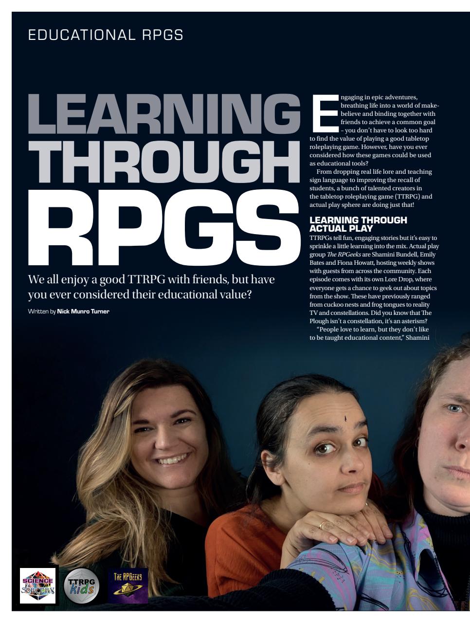 Tabletop Gaming Preview Pages