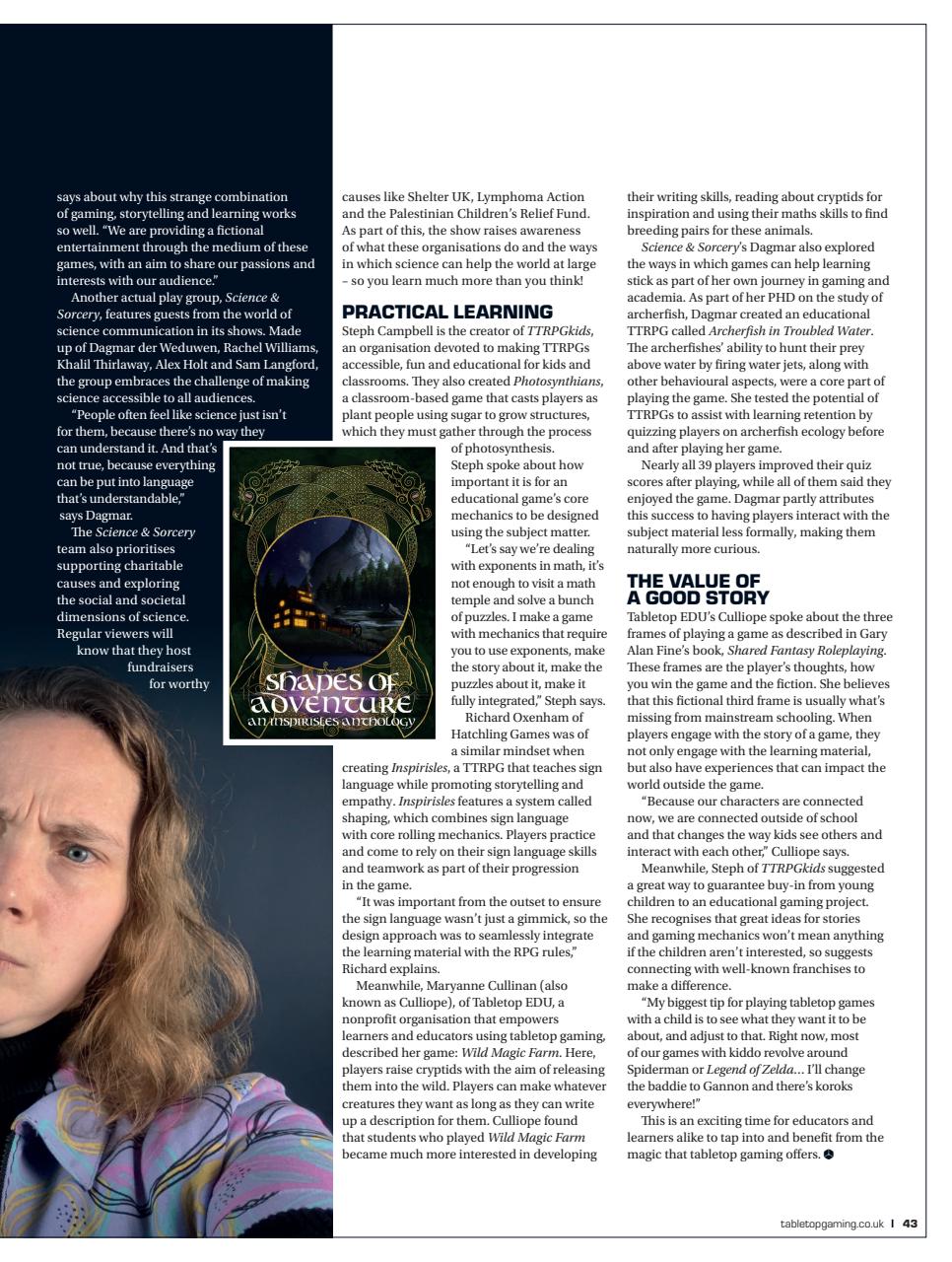 Tabletop Gaming Preview Pages