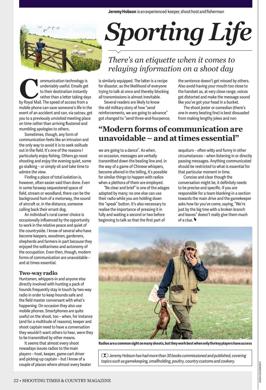 Shooting Times & Country Preview Pages