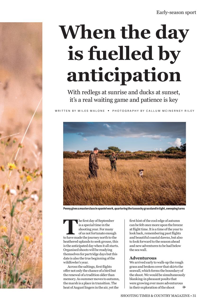 Shooting Times & Country Preview Pages