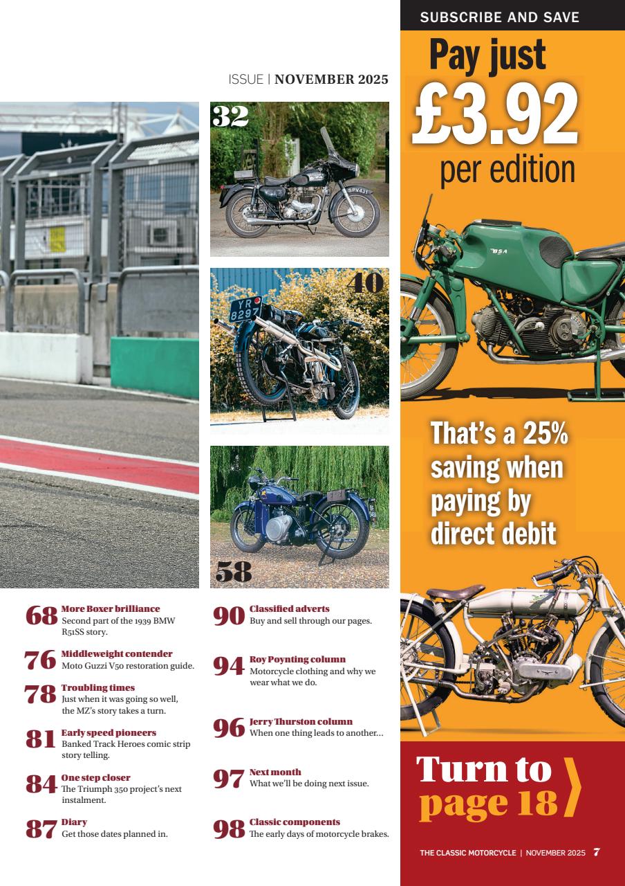 The Classic MotorCycle Preview Pages