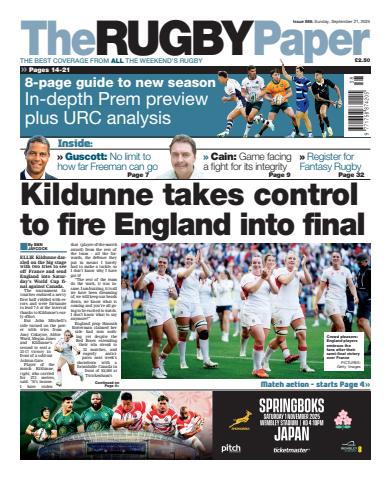 The Rugby Paper issue 21st September 2025