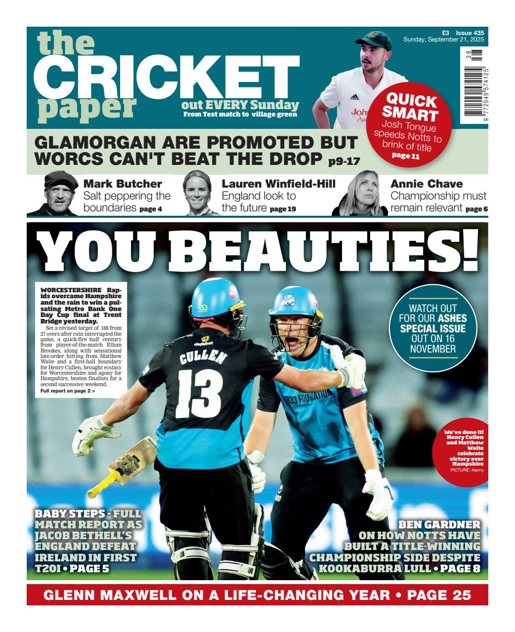 The Cricket Paper Preview Pages