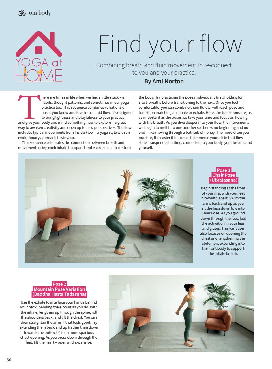 OM Yoga Magazine Preview Pages