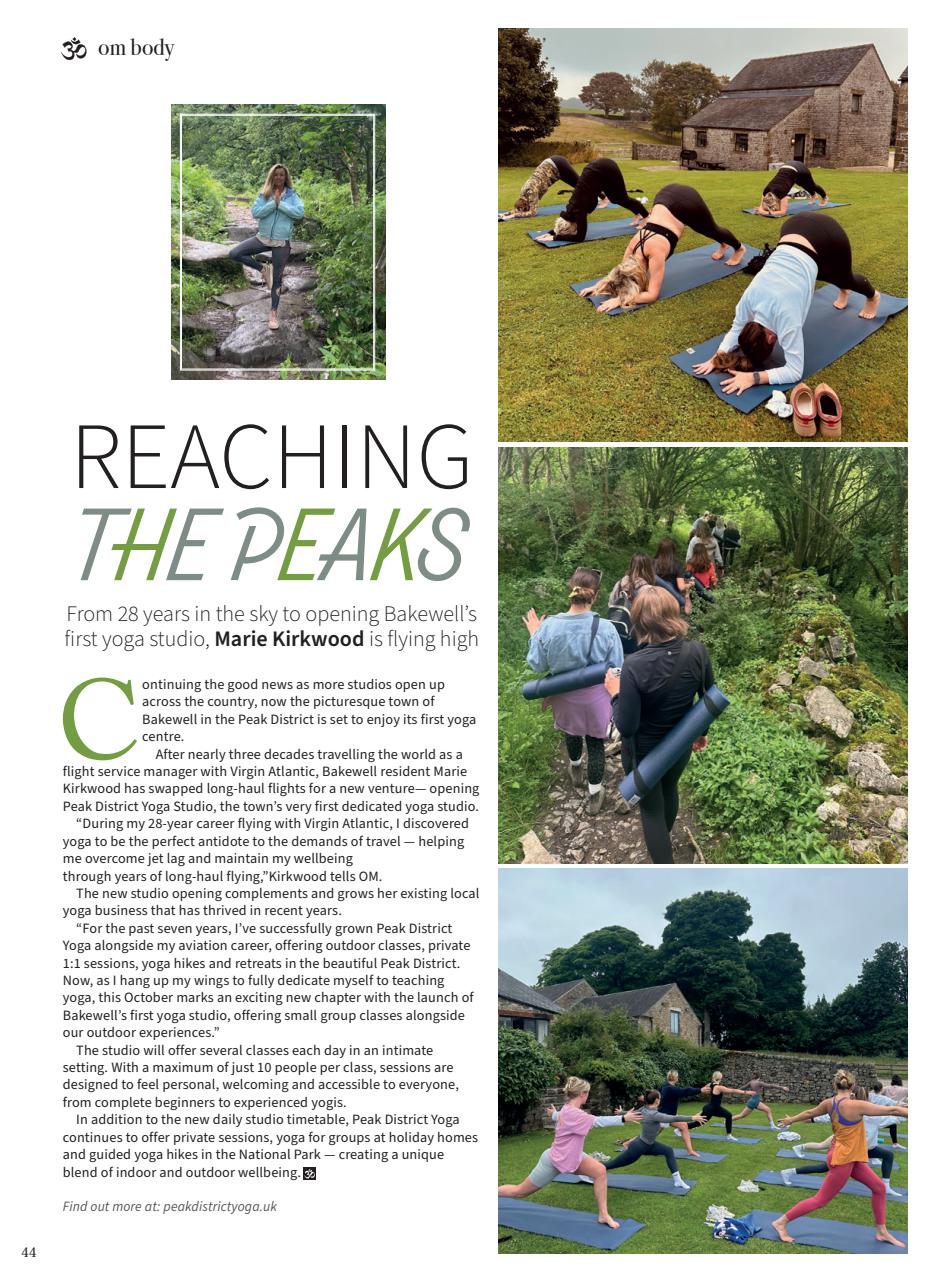 OM Yoga Magazine Preview Pages