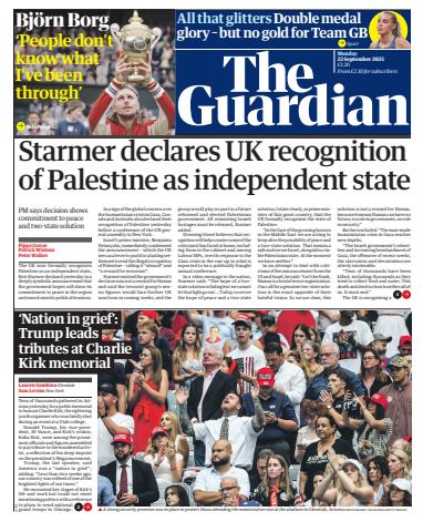 The Guardian Newspaper issue Monday, 22 September 2025