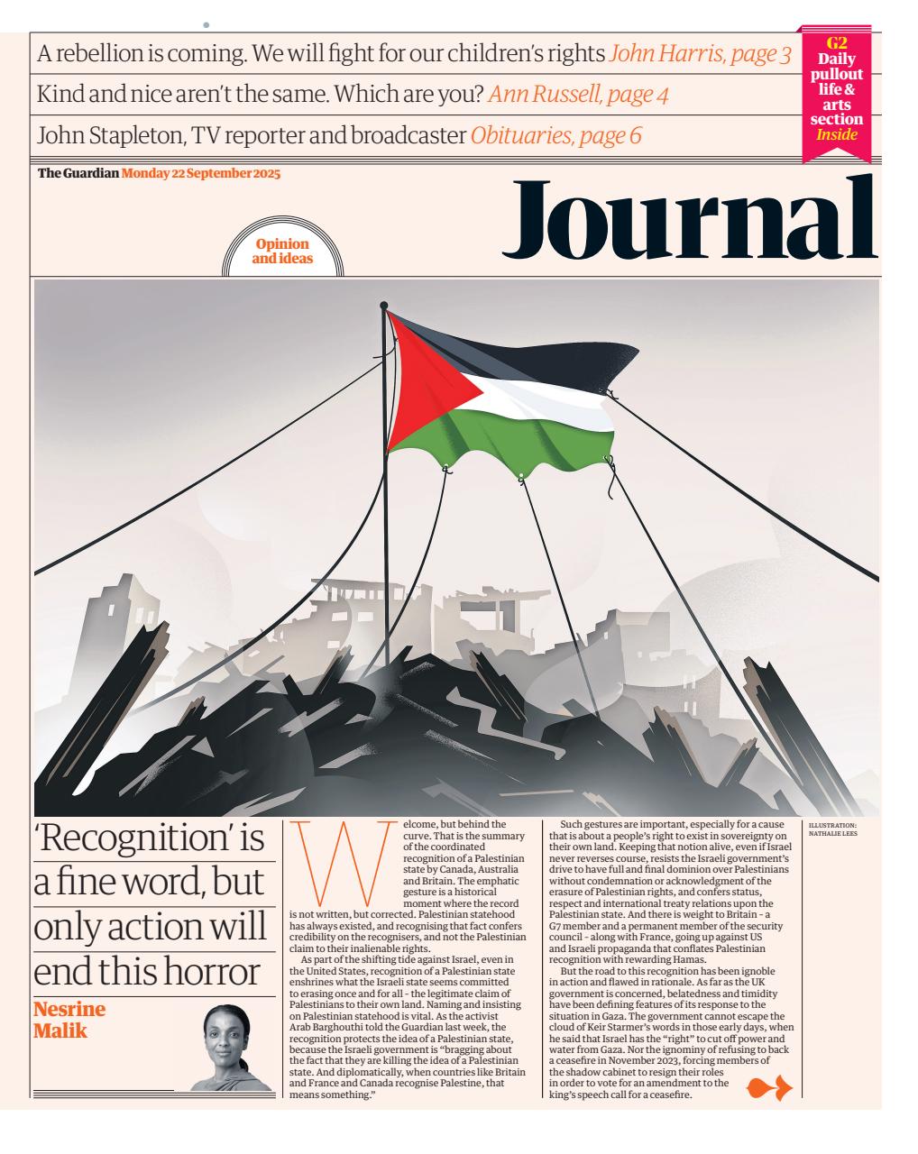 The Guardian Newspaper Preview Pages