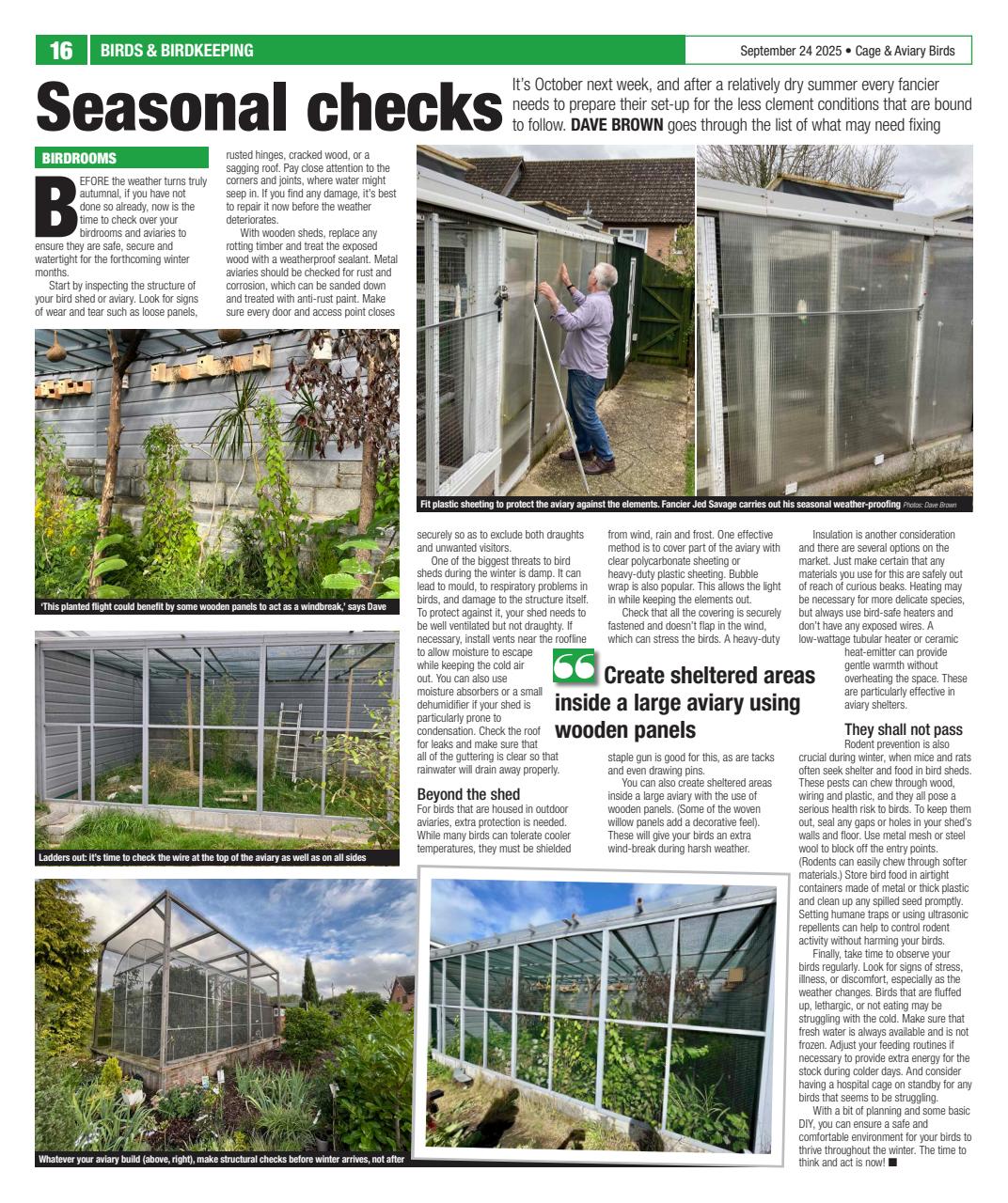 Cage & Aviary Birds Preview Pages