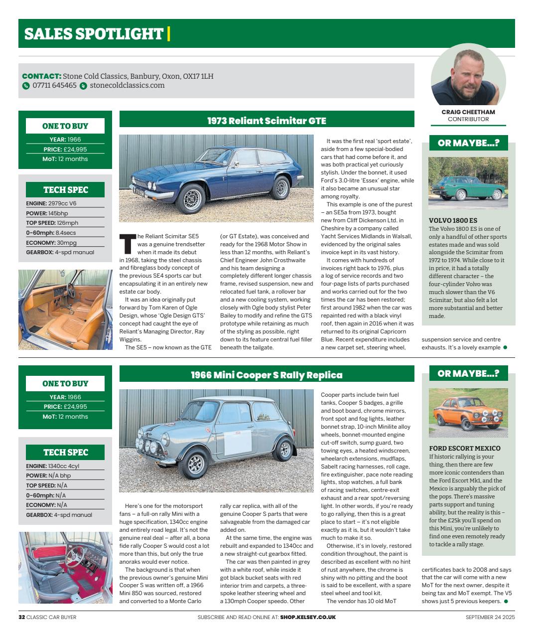 Classic Car Buyer Preview Pages
