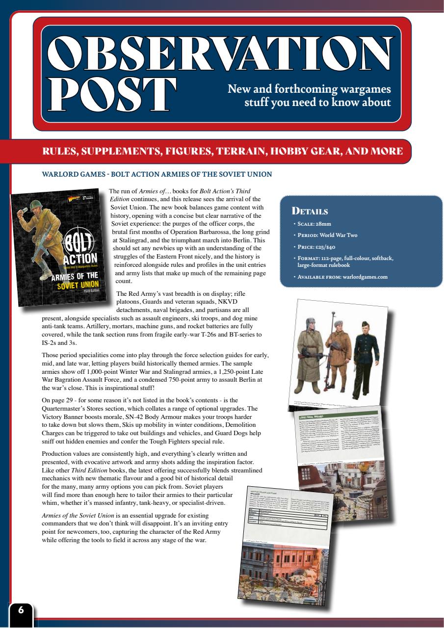 Wargames Illustrated Preview Pages