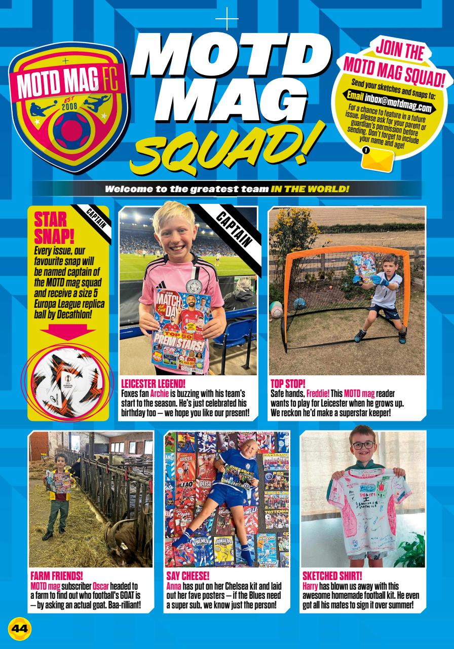 Match of the Day Preview Pages