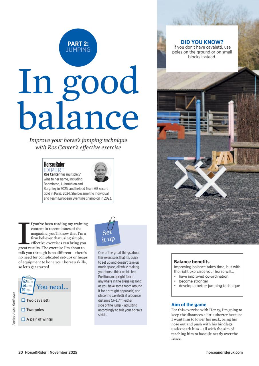 Horse&Rider Magazine - UK equestrian magazine for Horse and Rider Preview Pages