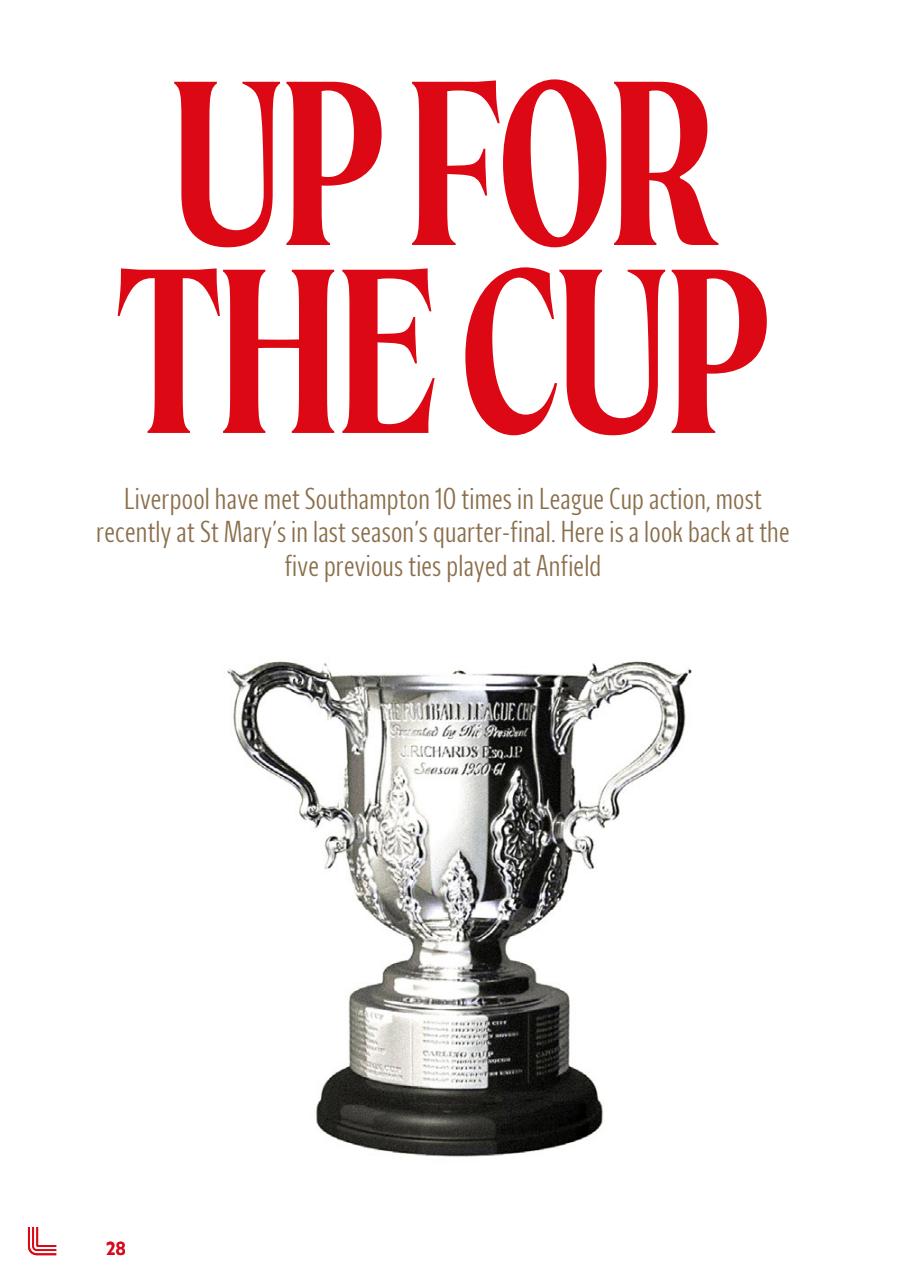 Liverpool FC Programmes Preview Pages