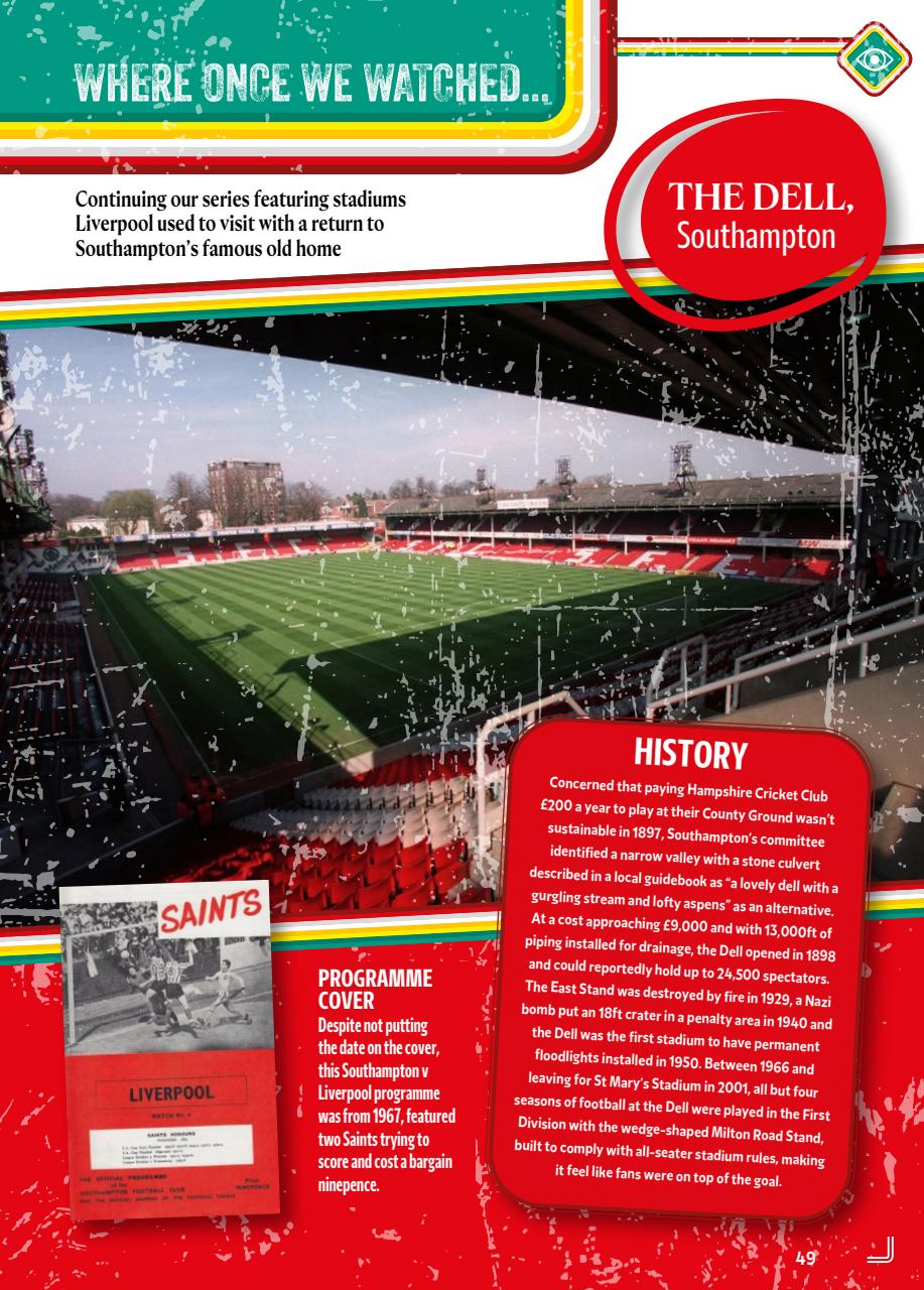 Liverpool FC Programmes Preview Pages