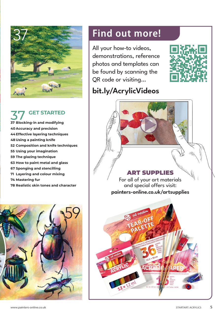 Start Art Preview Pages