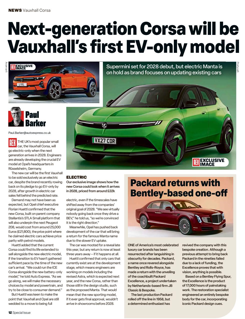 Auto Express Preview Pages