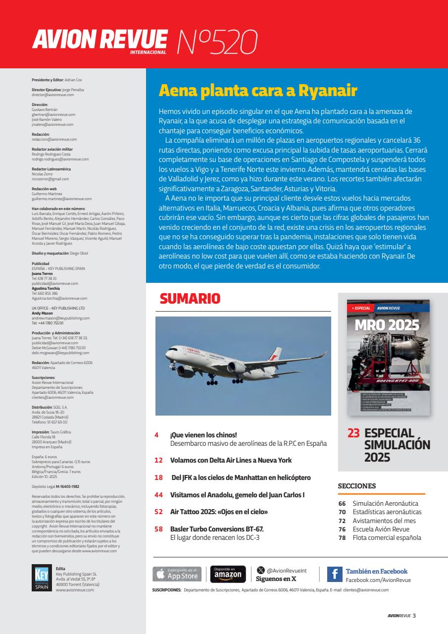 Avion Revue Internacional Preview Pages